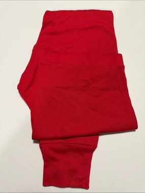 Red Thermal Leggings